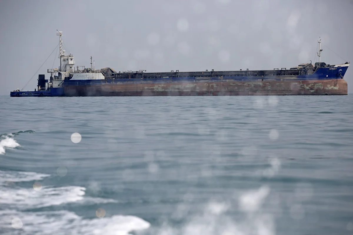 Grafik pergerakan harga minyak dunia akibat ketegangan di Selat Hormuz