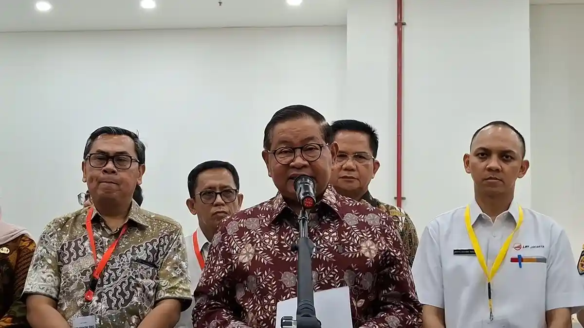 Gubernur DKI Jakarta Pramono Anung berbicara dalam forum internasional di New York