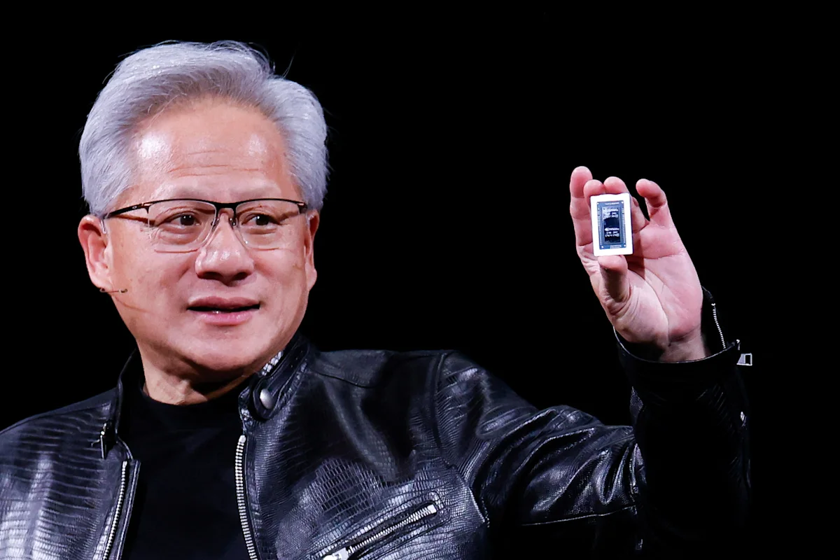 Ilustrasi chip semikonduktor Nvidia dan Micron penggerak utama pasar saham