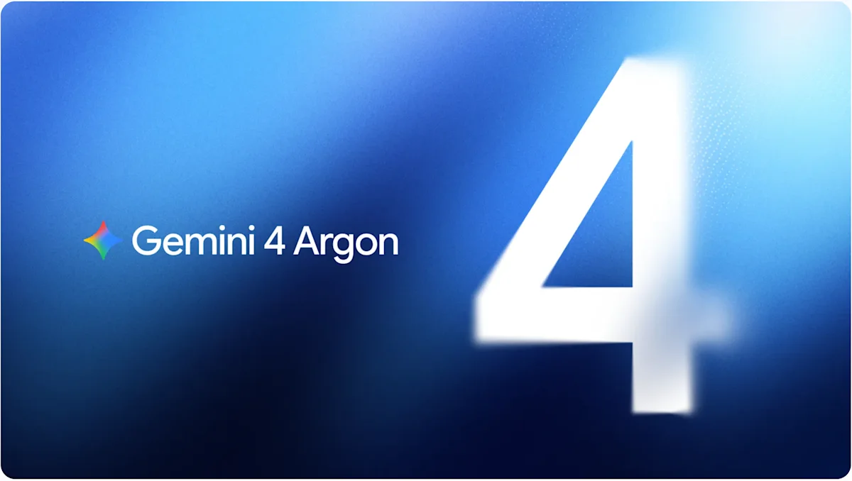 Ilustrasi peluncuran model kecerdasan buatan terbaru Gemini 4 Argon oleh Google