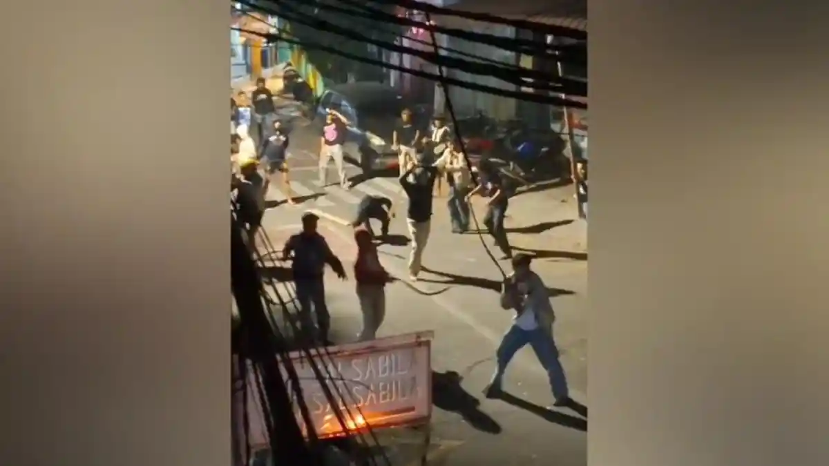 Ilustrasi pengamanan pihak kepolisian terkait kasus tawuran warga di Jakarta