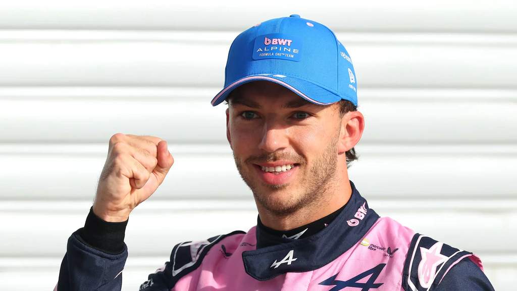 Pembalap Alpine F1 Team Pierre Gasly di Sirkuit Monza