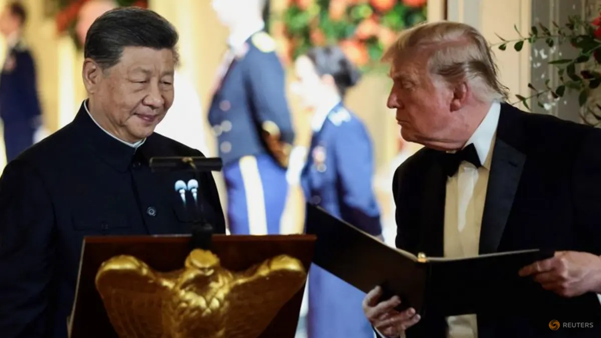 Pertemuan bilateral antara Presiden AS Donald Trump dan Presiden China Xi Jinping