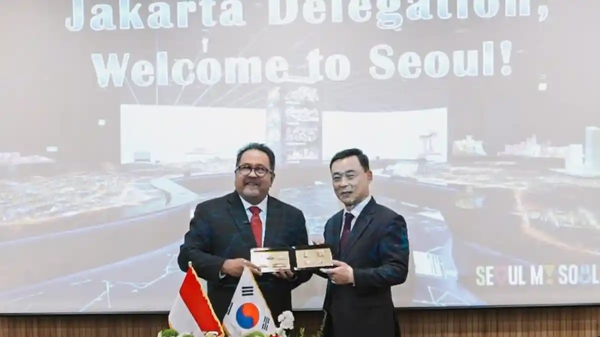 Pertemuan Wakil Gubernur DKI Jakarta Rano Karno dan Wakil Wali Kota Seoul