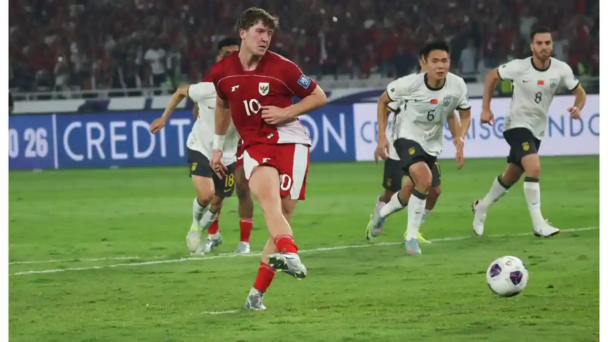 Selebrasi kemenangan Timnas Indonesia atas Singapura di Stadion Gelora Bung Karno