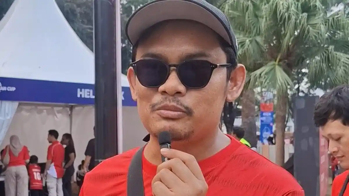 Suasana Stadion Utama Gelora Bung Karno saat laga Timnas Indonesia kontra Malaysia