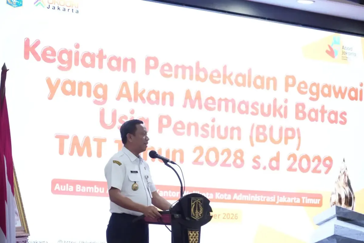 Wali Kota Jakarta Timur Munjirin membuka kegiatan pembekalan pensiun ASN Jakarta Timur